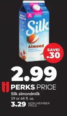 Hy-Vee Silk almondmilk offer