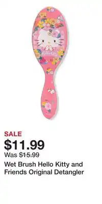 Ulta Beauty Wet Brush Hello Kitty and Friends Original Detangler offer