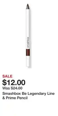 Ulta Beauty Smashbox Be Legendary Line & Prime Pencil offer