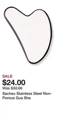 Ulta Beauty Sacheu Stainless Steel Non-Porous Gua Sha offer