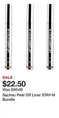 Ulta Beauty Sacheu Peel Off Liner STAY-N Bundle offer