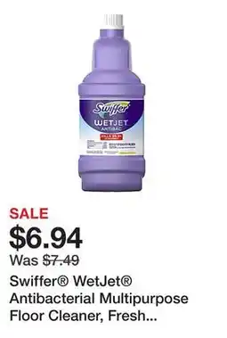 Office Depot Swiffer WetJet Antibacterial Multipurpose Floor Cleaner, Fresh Citrus Scent, 42.2 Oz Bottle offer