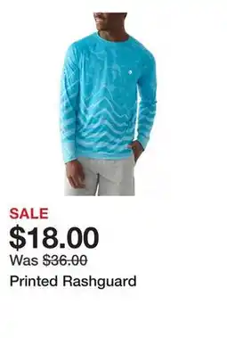 Belk Printed Rashguard offer