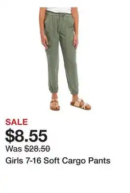 Belk Girls 7-16 Soft Cargo Pants offer