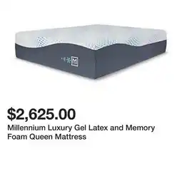 Belk Millennium Luxury Gel Latex and Memory Foam Queen Mattress offer