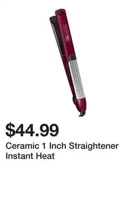 Belk Ceramic 1 Inch Straightener Instant Heat offer