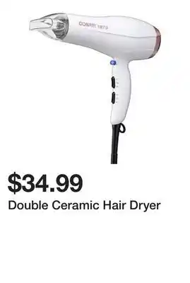 Belk Double Ceramic Hair Dryer offer