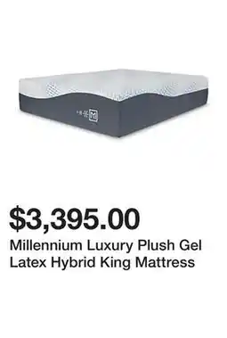 Belk Millennium Luxury Plush Gel Latex Hybrid King Mattress offer