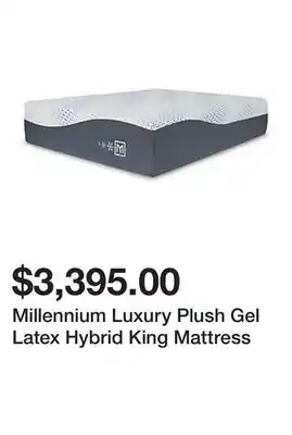 Belk Millennium Luxury Plush Gel Latex Hybrid King Mattress offer