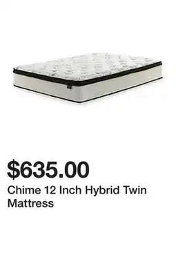 Belk Chime 12 Inch Hybrid Twin Mattress offer