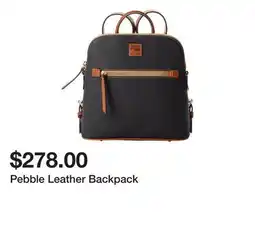 Belk Pebble Leather Backpack offer