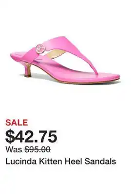 Belk Lucinda Kitten Heel Sandals offer