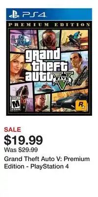 Game Stop Grand Theft Auto V: Premium Edition - PlayStation 4 offer