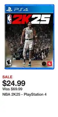 Game Stop NBA 2K25 - PlayStation 4 offer