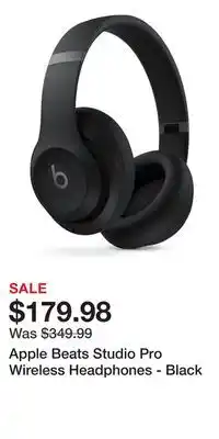 Game Stop Apple Beats Studio Pro Wireless Headphones - Black offer