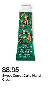 Bath & Body Works Sweet Carrot Cake Hand Cream offer