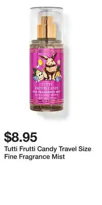 Bath & Body Works Tutti Frutti Candy Travel Size Fine Fragrance Mist offer