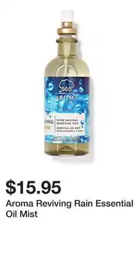 Bath & Body Works Aroma Reviving Rain Essential Oil Mist offer