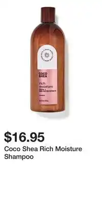 Bath & Body Works Coco Shea Rich Moisture Shampoo offer