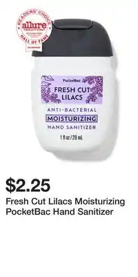 Bath & Body Works Fresh Cut Lilacs Moisturizing PocketBac Hand Sanitizer offer