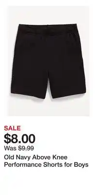 Old Navy Old Navy Above Knee Performance Shorts for Boys offer