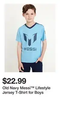 Old Navy Old Navy Messi Lifestyle Jersey T-Shirt for Boys offer