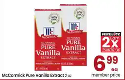 Albertsons McCormick Pure Vanilla Extract offer