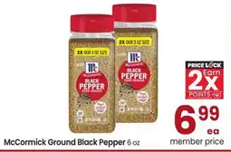 Albertsons McCormick Ground Black Pepper offer