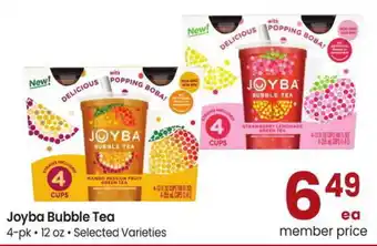 Albertsons Joyba Bubble Tea offer