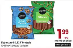 Albertsons Signature select pretzels offer