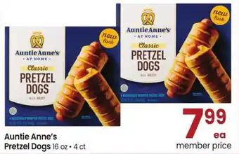 Albertsons Auntie Anne's Pretzel Dogs offer