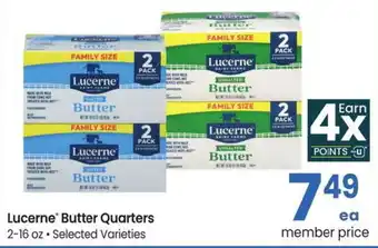 Albertsons Lucerne Butter Quarters offer