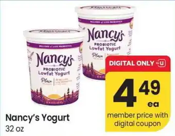 Albertsons Nancy's Yogurt offer