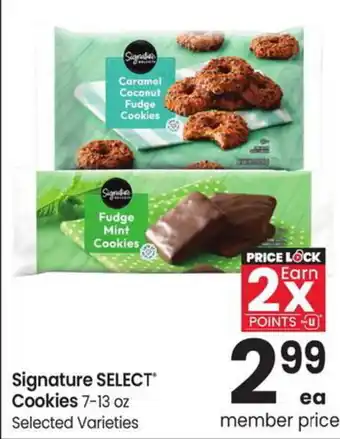 Albertsons Signature select cookies offer