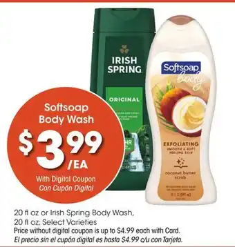 Ralphs Softsoap Body Wash offer