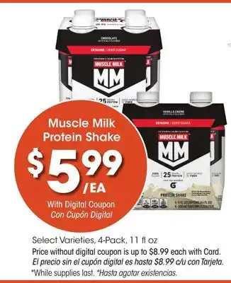 Ralphs Muscle Milk Protein Shake offer