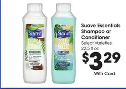 Ralphs Suave Essentials Shampoo or Conditioner offer