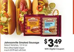 Ralphs Johnsonville Smoked Sausage offer