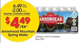 Ralphs Arrowhead Mountain Spring Water offer