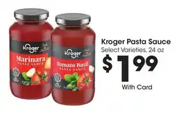 Ralphs Kroger Pasta Sauce offer