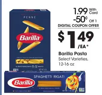 Ralphs Barilla Pasta offer