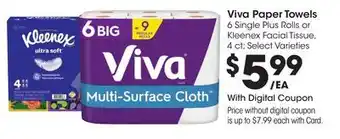 Ralphs Viva Paper Towels offer