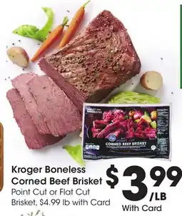 Ralphs Kroger Boneless Corned Beef Brisket offer