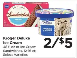 Food 4 Less Kroger Deluxe Ice Cream offer