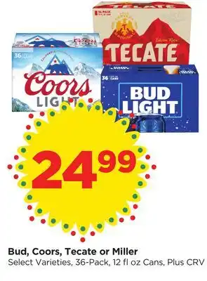 Food 4 Less Bud, Coors, Tecate or Miller offer