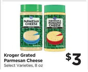 Food 4 Less Kroger Grated Parmesan Cheese offer