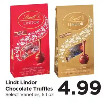 Food 4 Less Lindt Lindor Chocolate Truffles offer