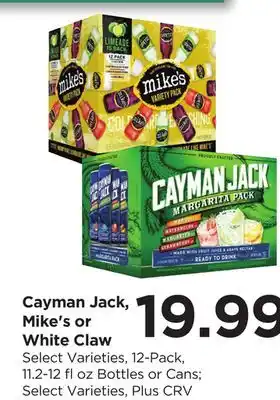 Food 4 Less Cayman Jack, Mike's or White Claw offer