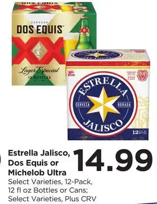 Food 4 Less Estrella Jalisco, Dos Equis or Michelob Ultra offer