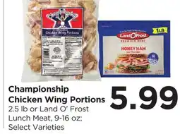 Food 4 Less Championship Chicken Wing Portions offer